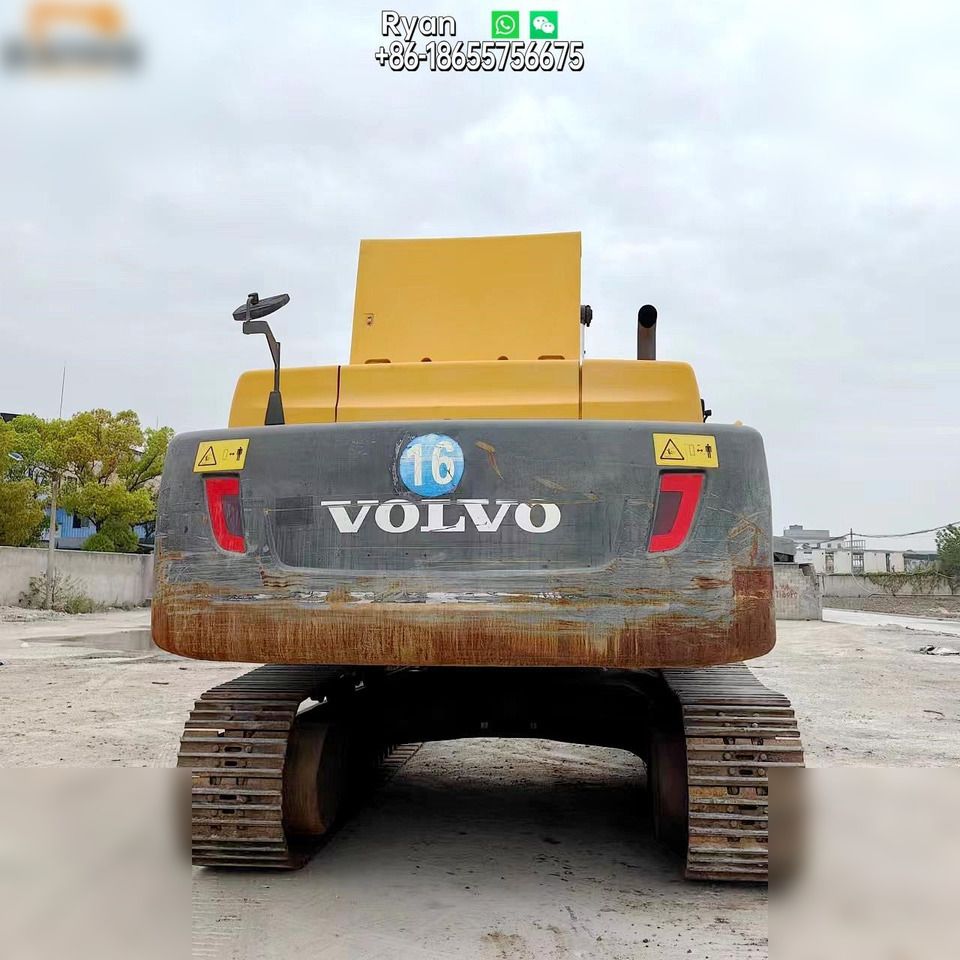 2021 Volvo EC480DL crawler excavator, rear view