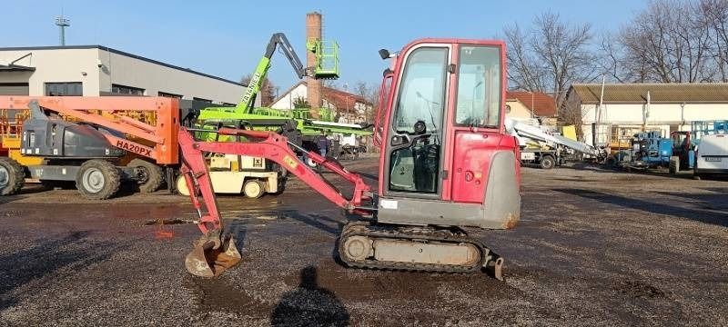 2017 Volvo EC15D mini excavator, side view