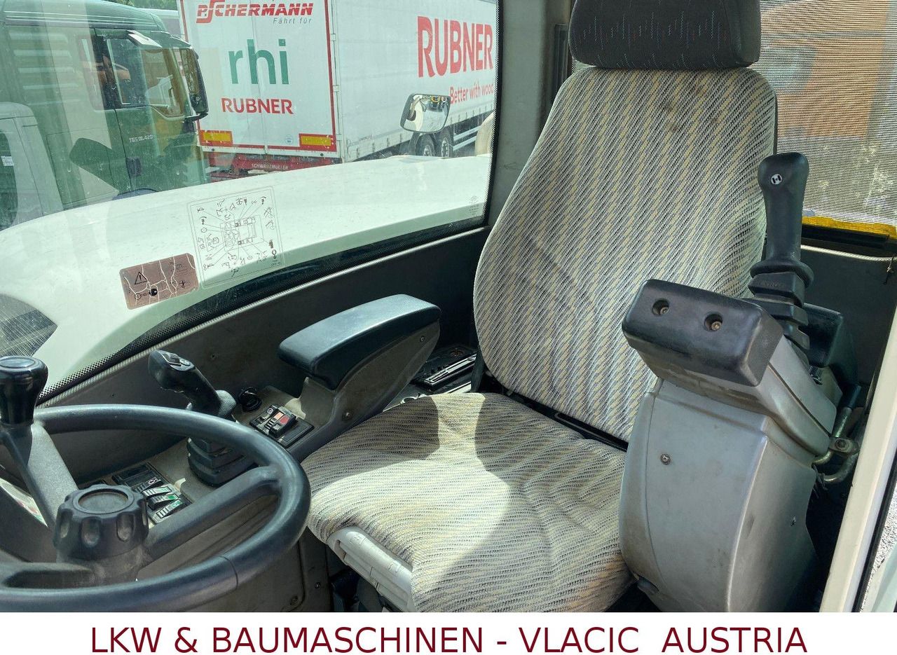 2010 Terex TW 110 wheel excavator interior view 2010 Terex TW 110 wheel excavator interior view