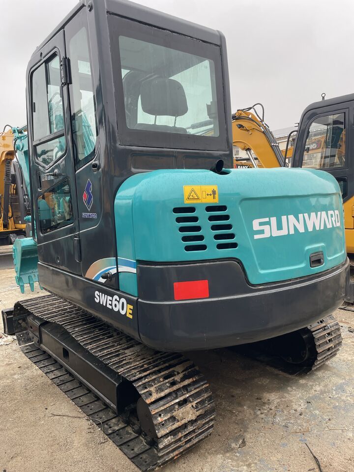 2023 Sunward SWE60E mini excavator rear view 2023 Sunward SWE60E mini excavator rear view