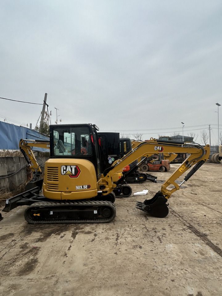 2023 Caterpillar 303.5E mini excavator, side view