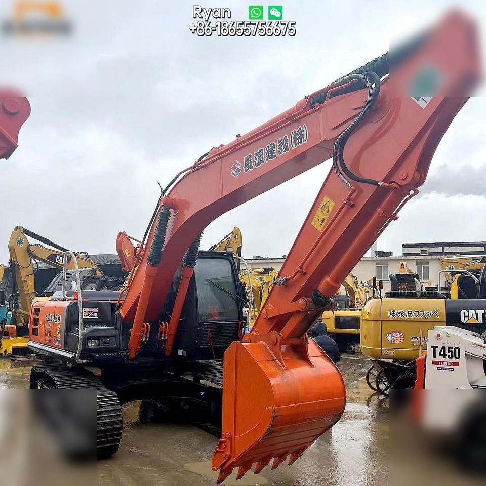 2021 Hitachi ZX200-3G crawler excavator, side profile view