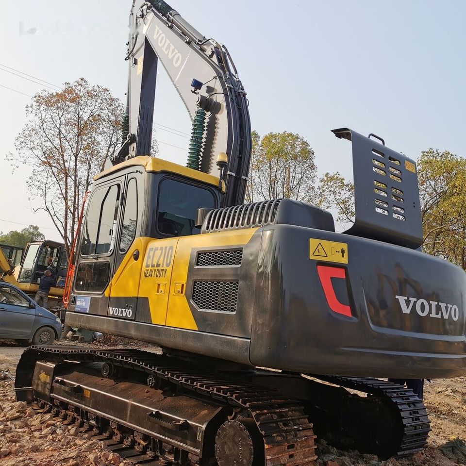 2023 Volvo EC210 crawler excavator rear three-quarter view