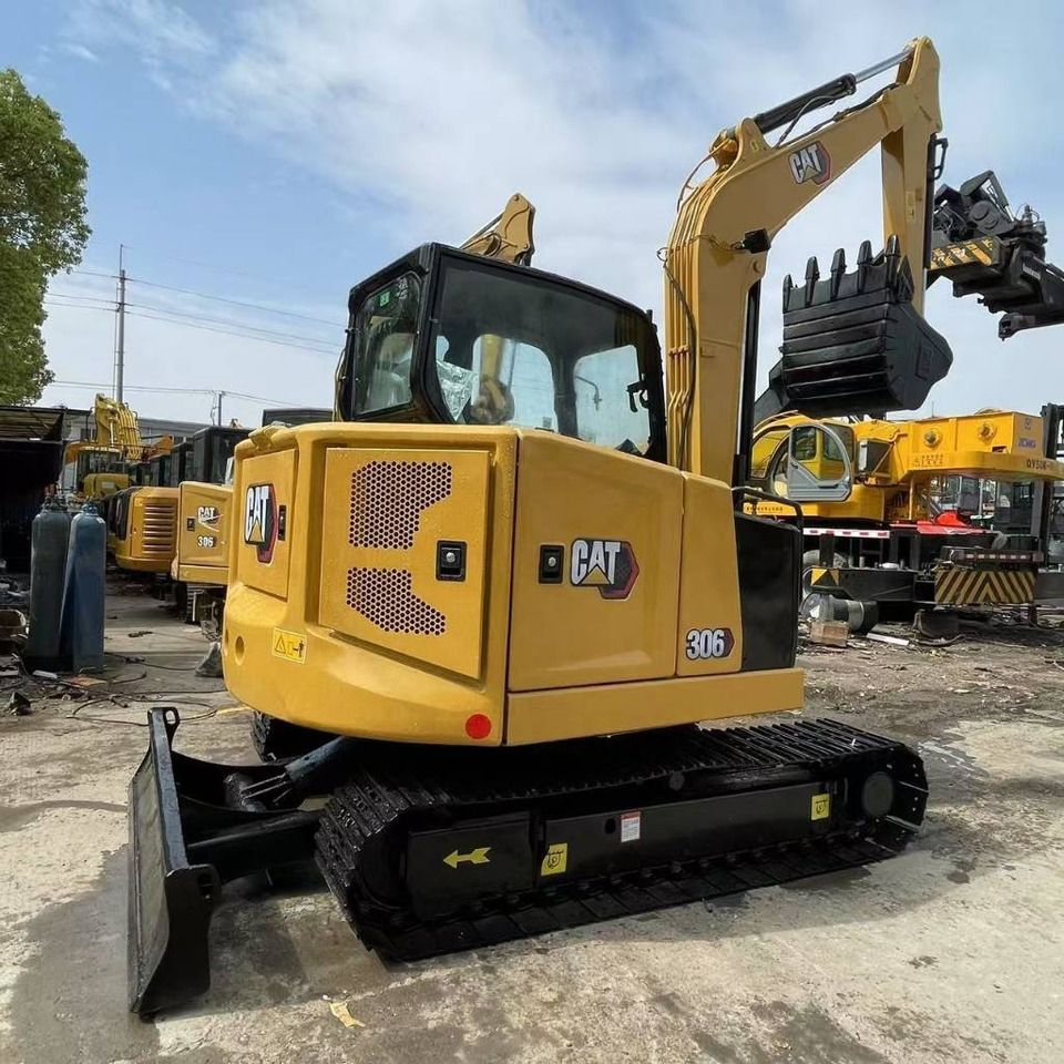 2024 Caterpillar 306 mini excavator rear three-quarter view 2024 Caterpillar 306 mini excavator rear three-quarter view