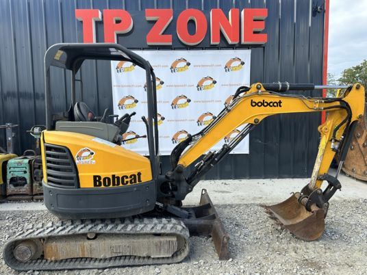 2014 Bobcat E26 mini excavator, side view