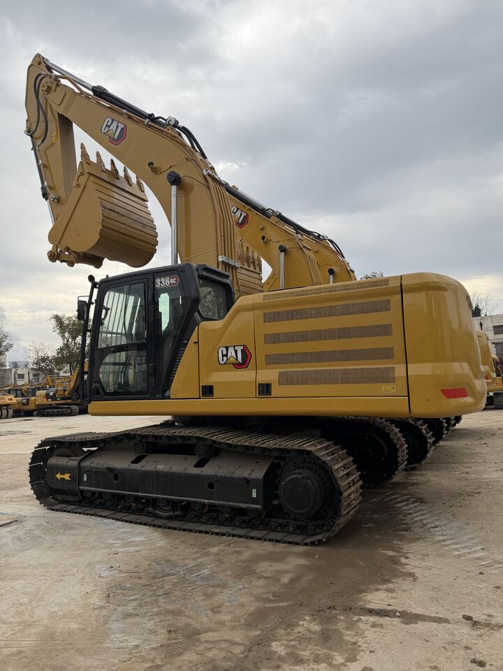 2025 Caterpillar 336GC crawler excavator, side view