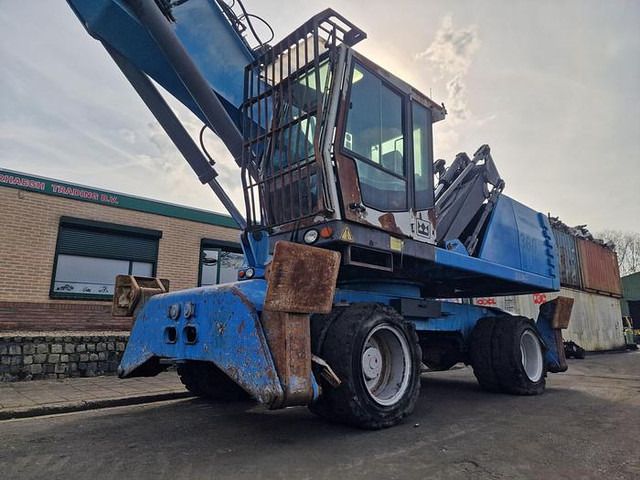 2009 Terex Fuchs MHL360 material handler, low angle side view 2009 Terex Fuchs MHL360 material handler, low angle side view