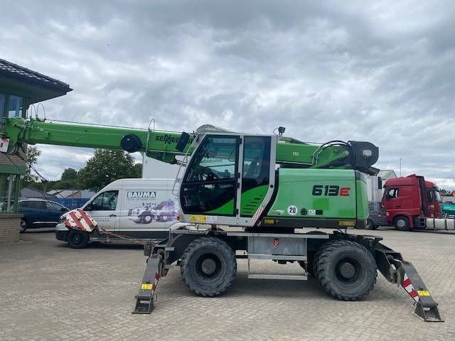 2018 Sennebogen 613E mobile crane, side view