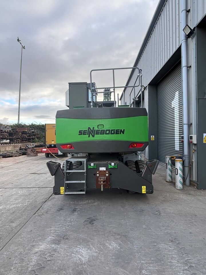 Rear view of a 2022 Sennebogen 818-E material handler