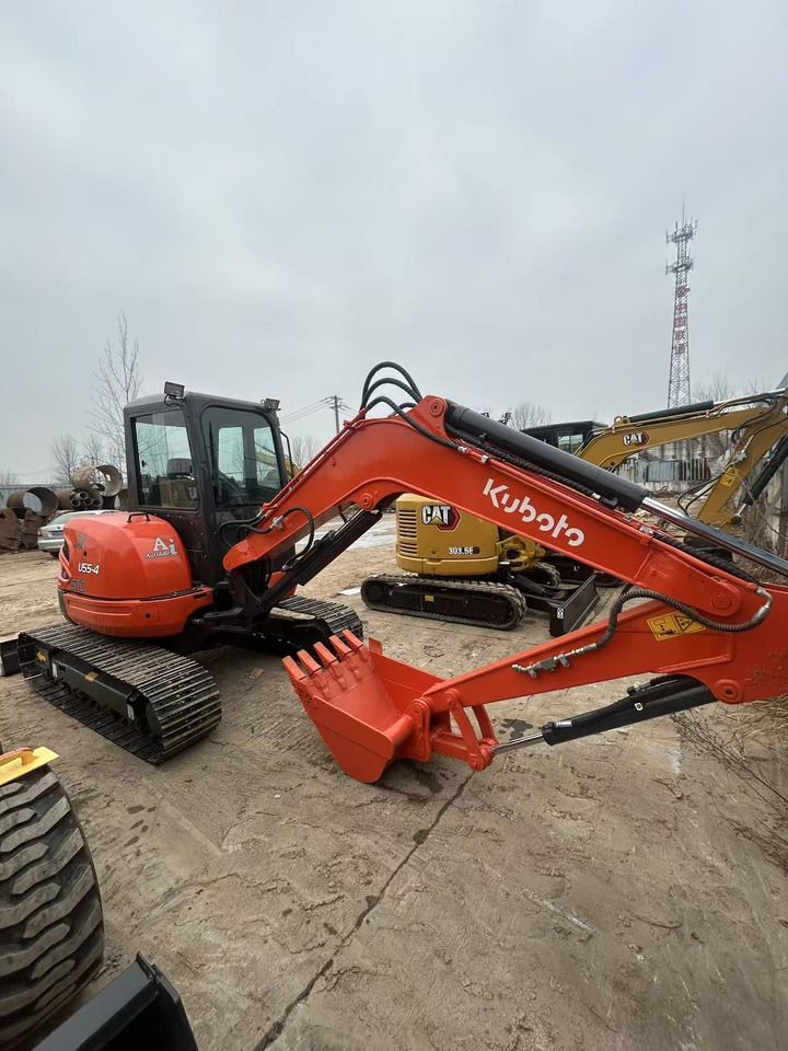 2024 Kubota U55-4 mini excavator, side profile view 2024 Kubota U55-4 mini excavator, side profile view