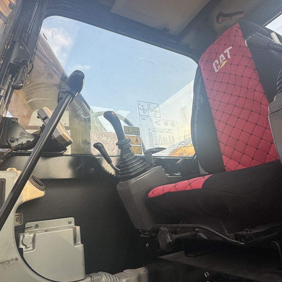 2023 Caterpillar 308E2 crawler excavator interior cab view 2023 Caterpillar 308E2 crawler excavator interior cab view