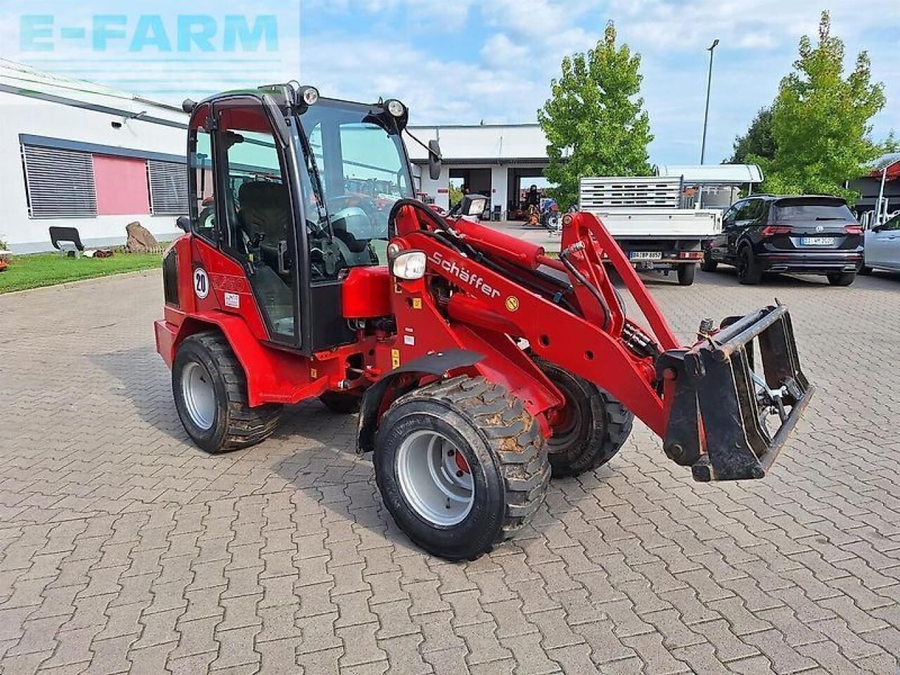 2011 Schäffer 3460 mini excavator, front three-quarter view 2011 Schäffer 3460 mini excavator, front three-quarter view