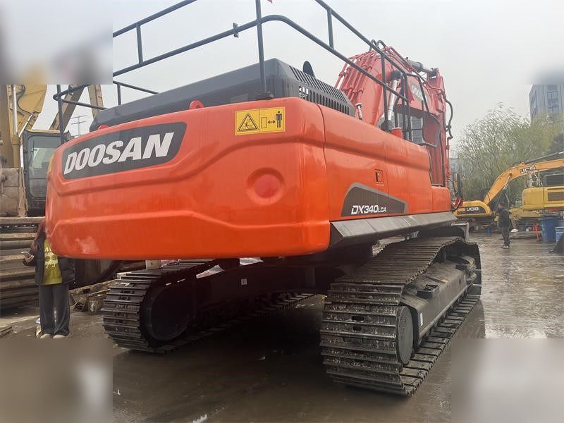 2024 Doosan DX340LCA crawler excavator rear view 2024 Doosan DX340LCA crawler excavator rear view