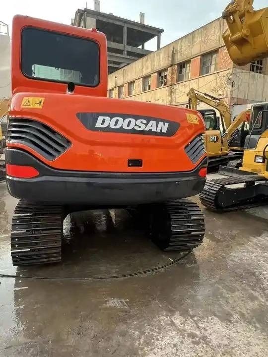 2023 Doosan DX75-9C mini excavator rear view 2023 Doosan DX75-9C mini excavator rear view