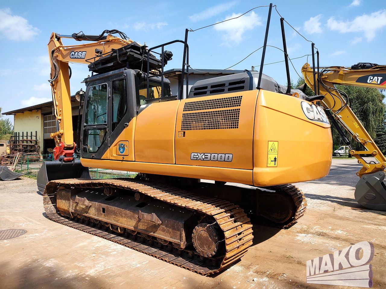 2016 CASE CX300D crawler excavator, rear three-quarter view 2016 CASE CX300D crawler excavator, rear three-quarter view