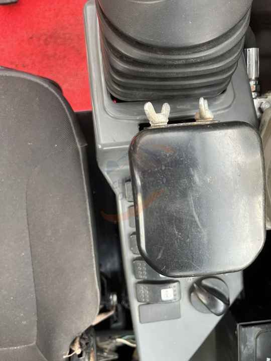 2018 Caterpillar 305.5E Mini Excavator interior control console view 2018 Caterpillar 305.5E Mini Excavator interior control console view