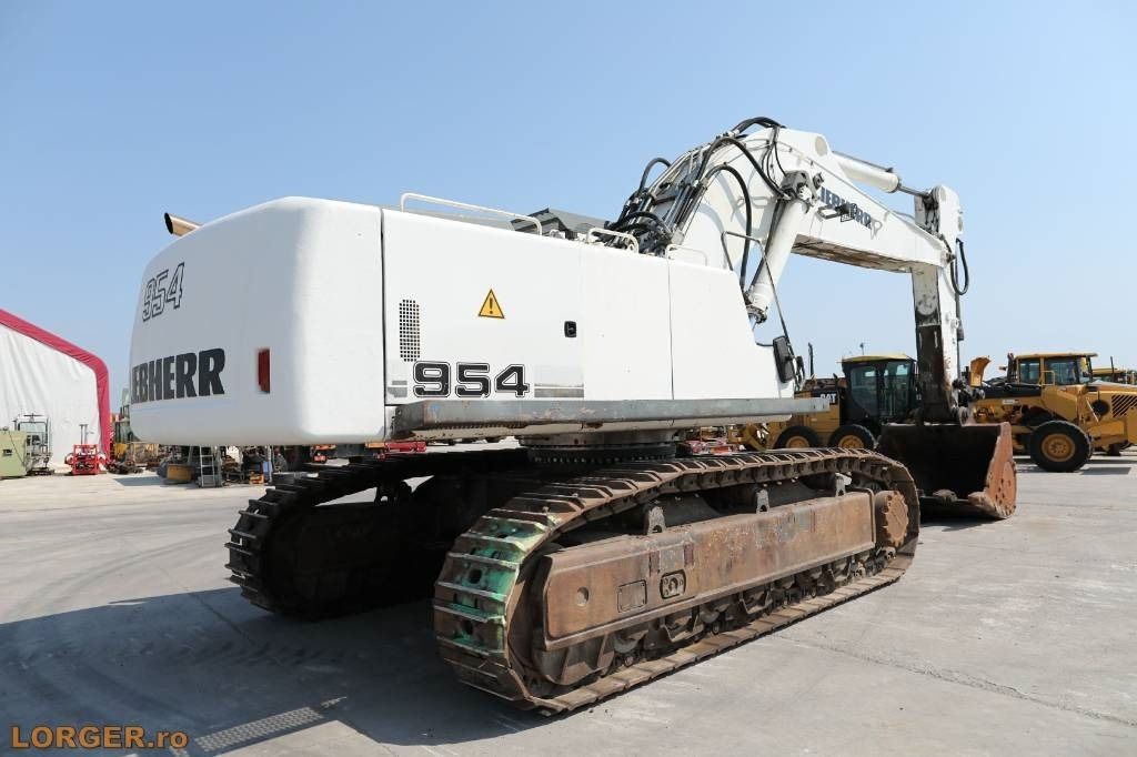 2008 Liebherr R954C SHD crawler excavator, rear three-quarter view