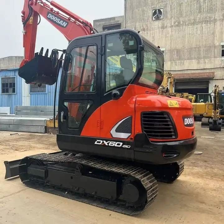 2023 Doosan DX60-9C mini excavator, side view 2023 Doosan DX60-9C mini excavator, side view