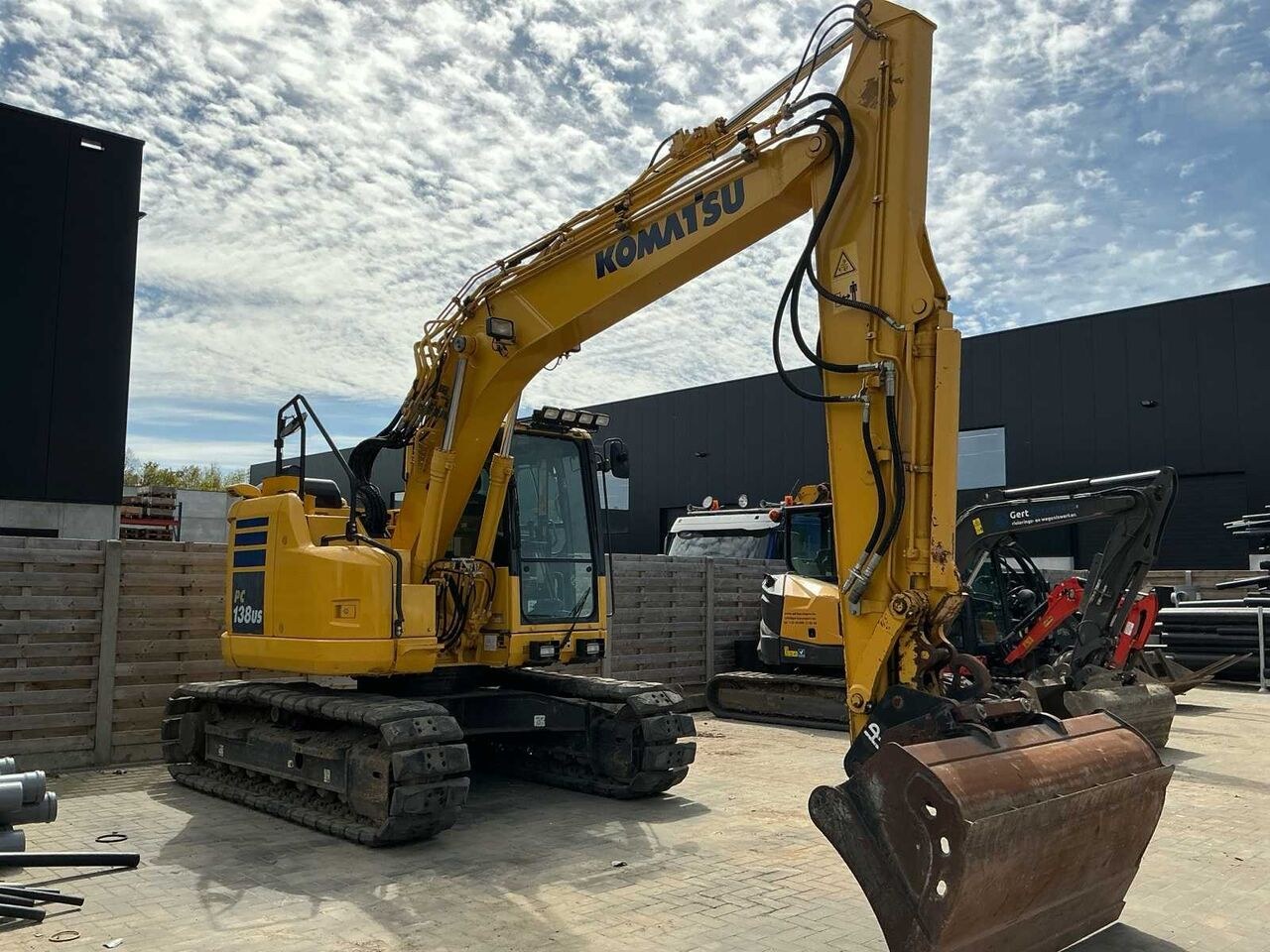 2019 Komatsu PC138US crawler excavator, side view 2019 Komatsu PC138US crawler excavator, side view