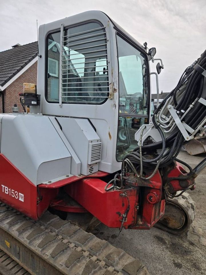 2018 Takeuchi TB153FR mini excavator cab and boom detail 2018 Takeuchi TB153FR mini excavator cab and boom detail