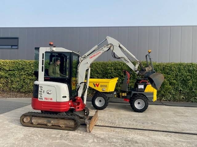 2019 Takeuchi TB23R mini excavator, side view 2019 Takeuchi TB23R mini excavator, side view