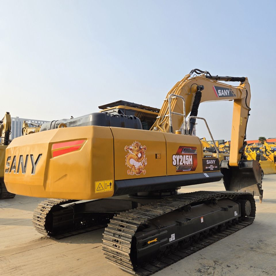 2025 Sany SY245H crawler excavator, rear three-quarter view