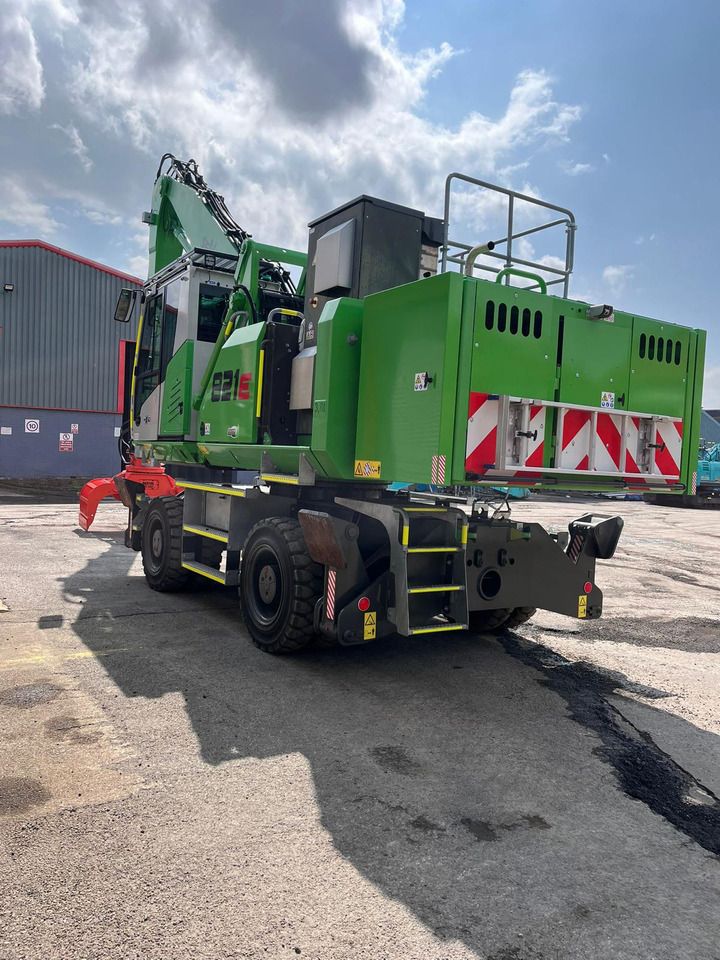 2023 Sennebogen 821 E material handler, rear three-quarter view