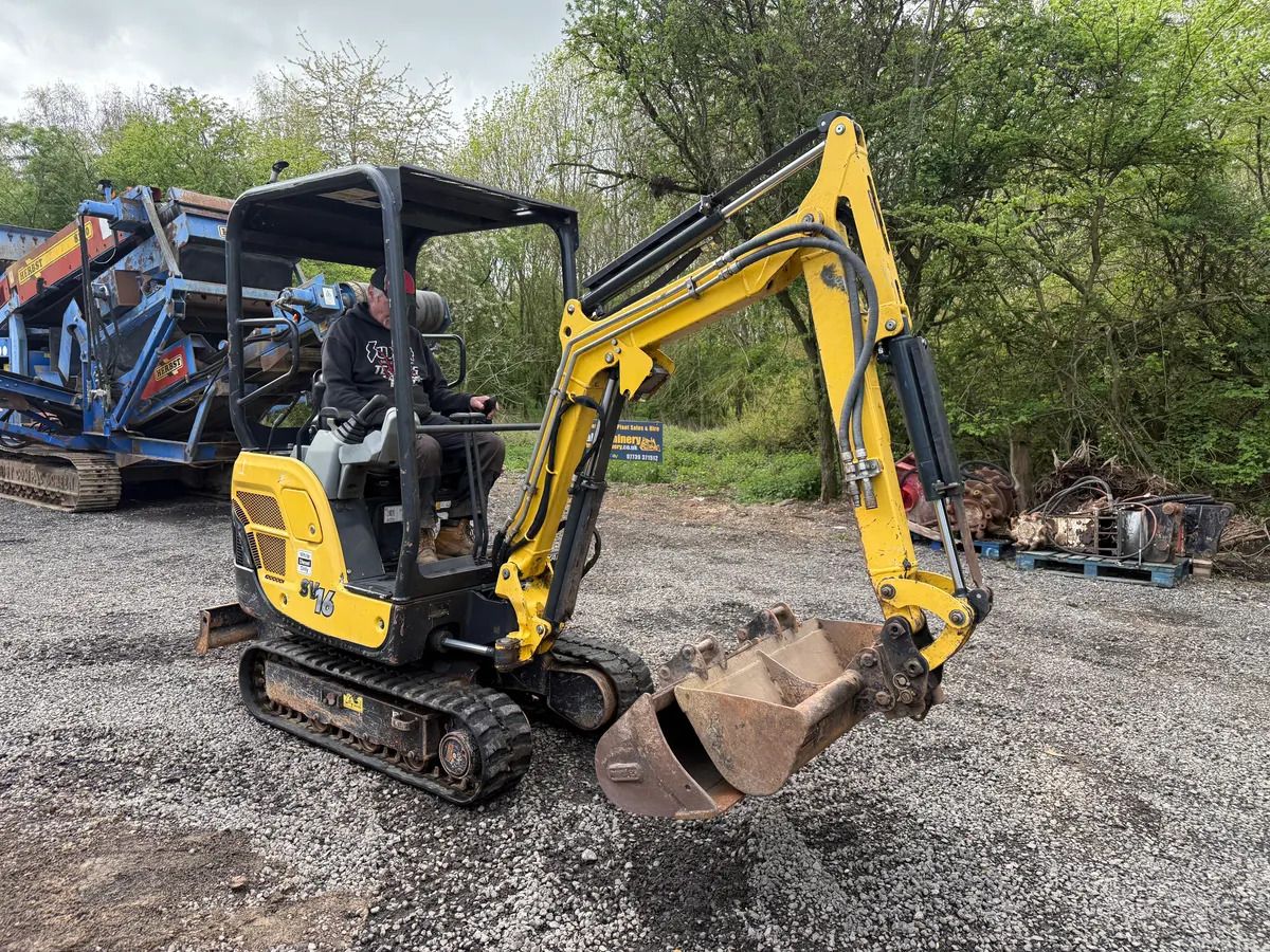 2019 Yanmar SV16 mini excavator, side view 2019 Yanmar SV16 mini excavator, side view