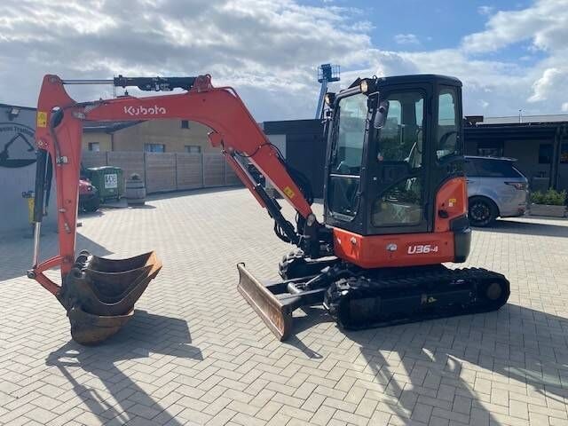 2022 Kubota U36-4 mini excavator, side profile view