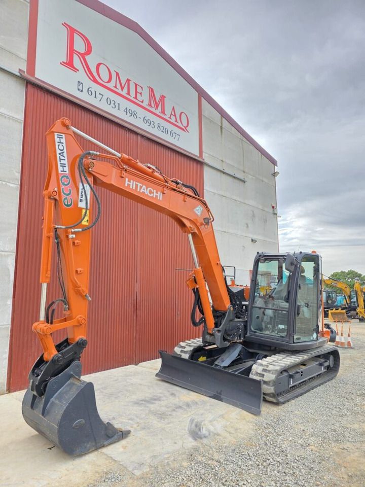 2020 Hitachi ZX85USB-6 mini excavator, side view 2020 Hitachi ZX85USB-6 mini excavator, side view