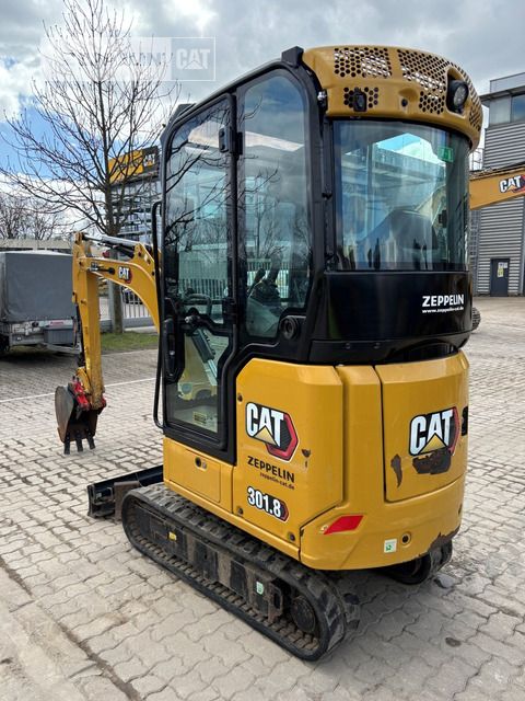 2022 Caterpillar 301.8 mini excavator rear three-quarter view