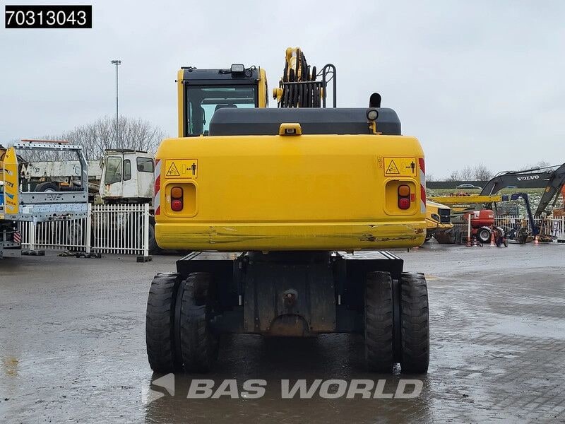 2016 Komatsu PW180-7E0 wheel excavator rear view