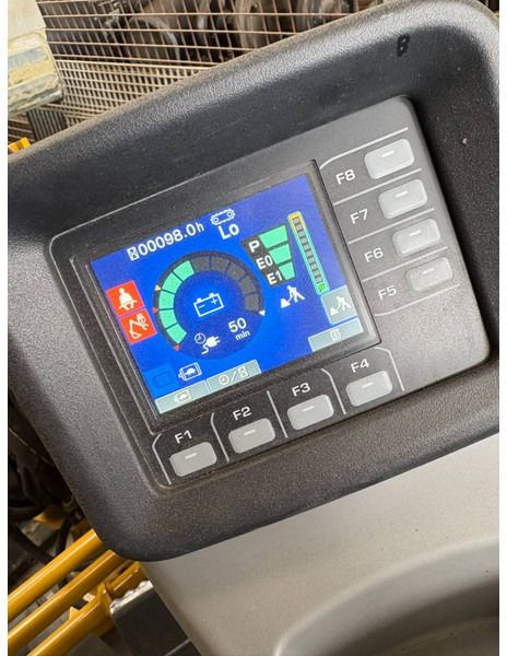 2024 Komatsu PC33E-6 mini excavator digital instrument cluster view 2024 Komatsu PC33E-6 mini excavator digital instrument cluster view