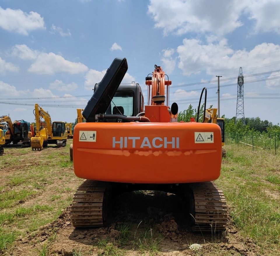 Hitachi ZX120 crawler excavator, rear view Hitachi ZX120 crawler excavator, rear view