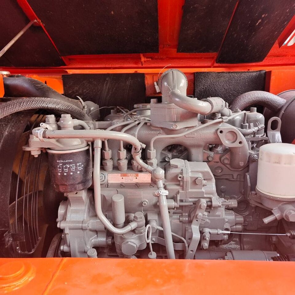 2024 Hitachi ZX60 Mini Excavator engine compartment view
