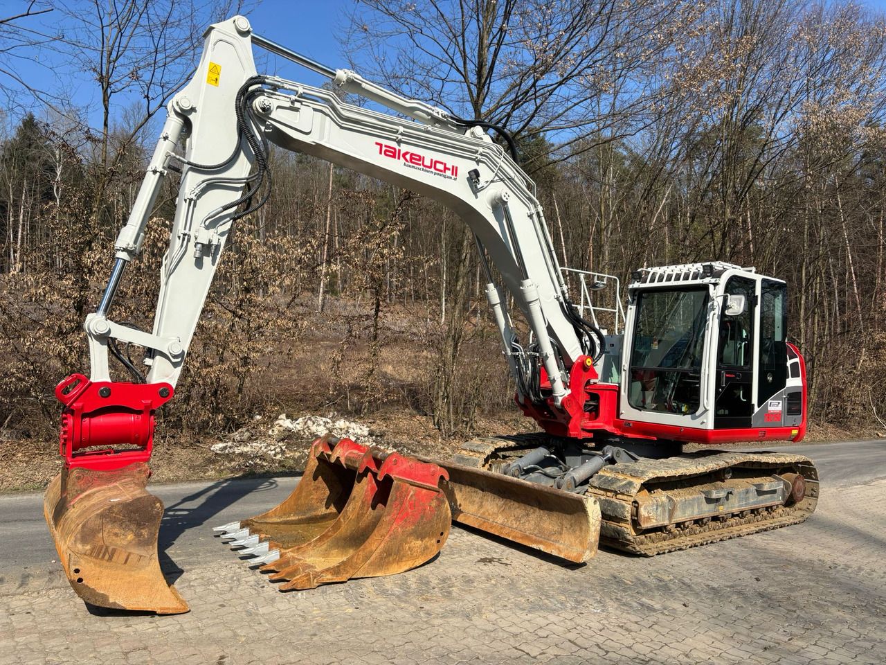 2022 Takeuchi TB2150 crawler excavator side view