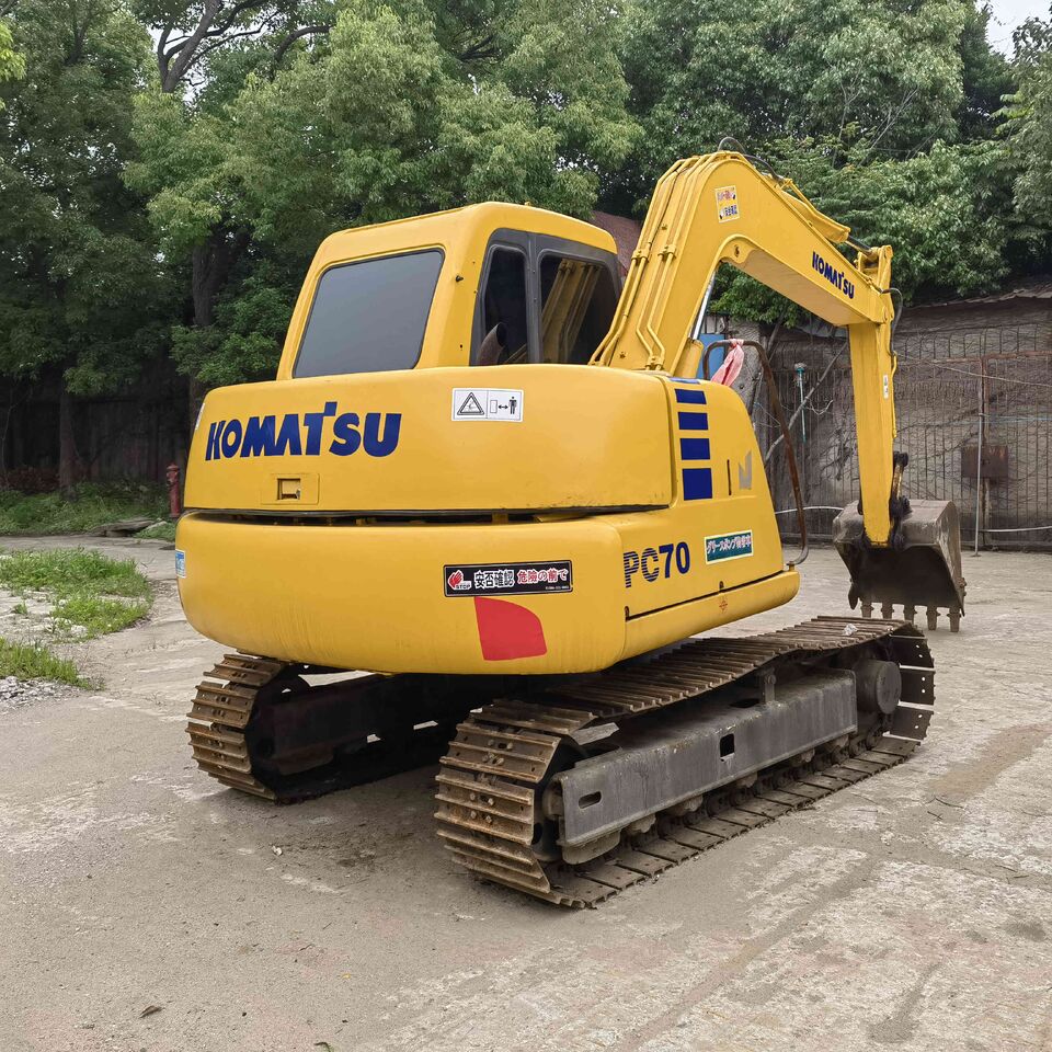 2024 Komatsu PC70-7 excavator rear three-quarter view 2024 Komatsu PC70-7 excavator rear three-quarter view