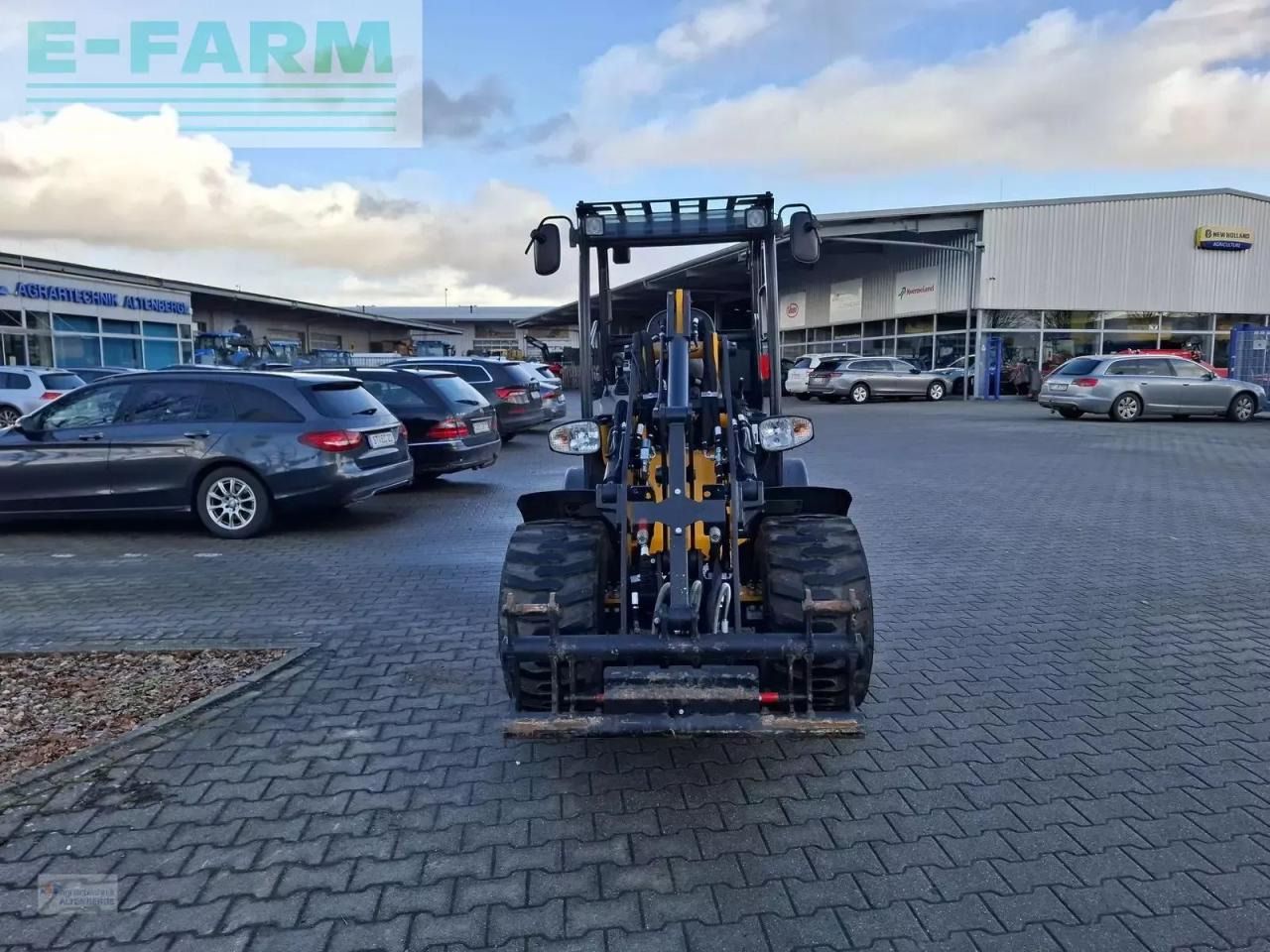 2022 JCB 403PLUS AGRI mini excavator, front view 2022 JCB 403PLUS AGRI mini excavator, front view