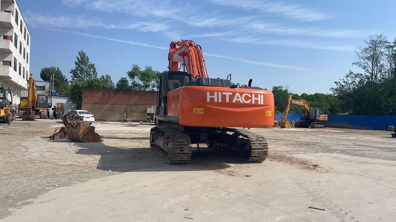 2023 Hitachi ZX350 crawler excavator rear view