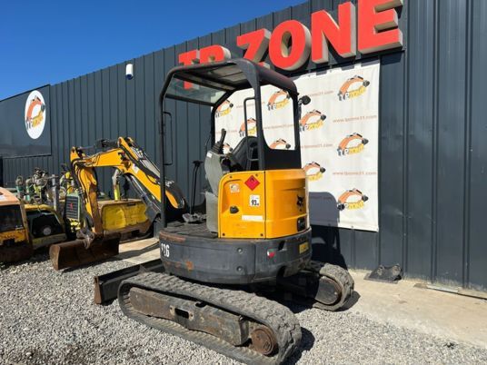 2018 Bobcat E26 mini excavator, rear three-quarter view 2018 Bobcat E26 mini excavator, rear three-quarter view