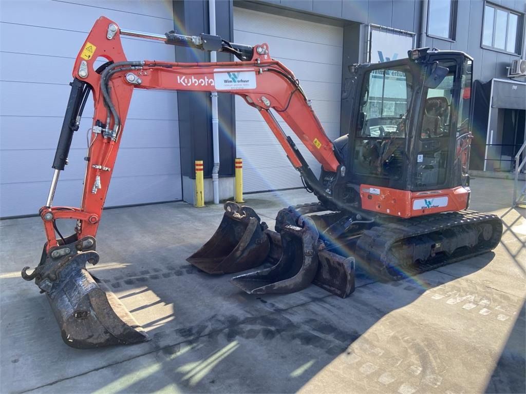 2021 Kubota U50-5 mini excavator, side view 2021 Kubota U50-5 mini excavator, side view