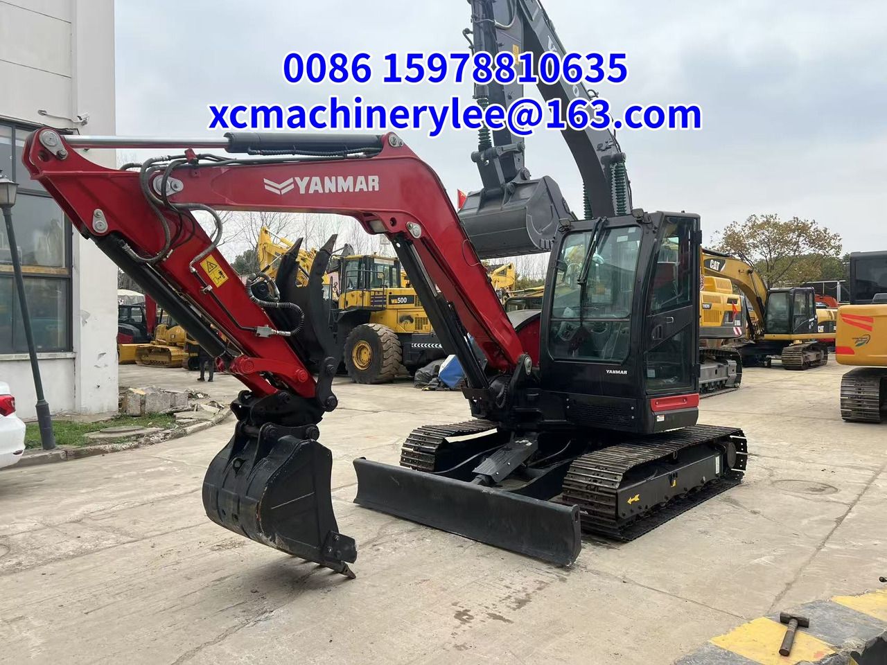 2024 Yanmar 80VIO crawler excavator, side view 2024 Yanmar 80VIO crawler excavator, side view