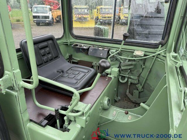 1996 Unimog AT16 wheel excavator cab interior view 1996 Unimog AT16 wheel excavator cab interior view