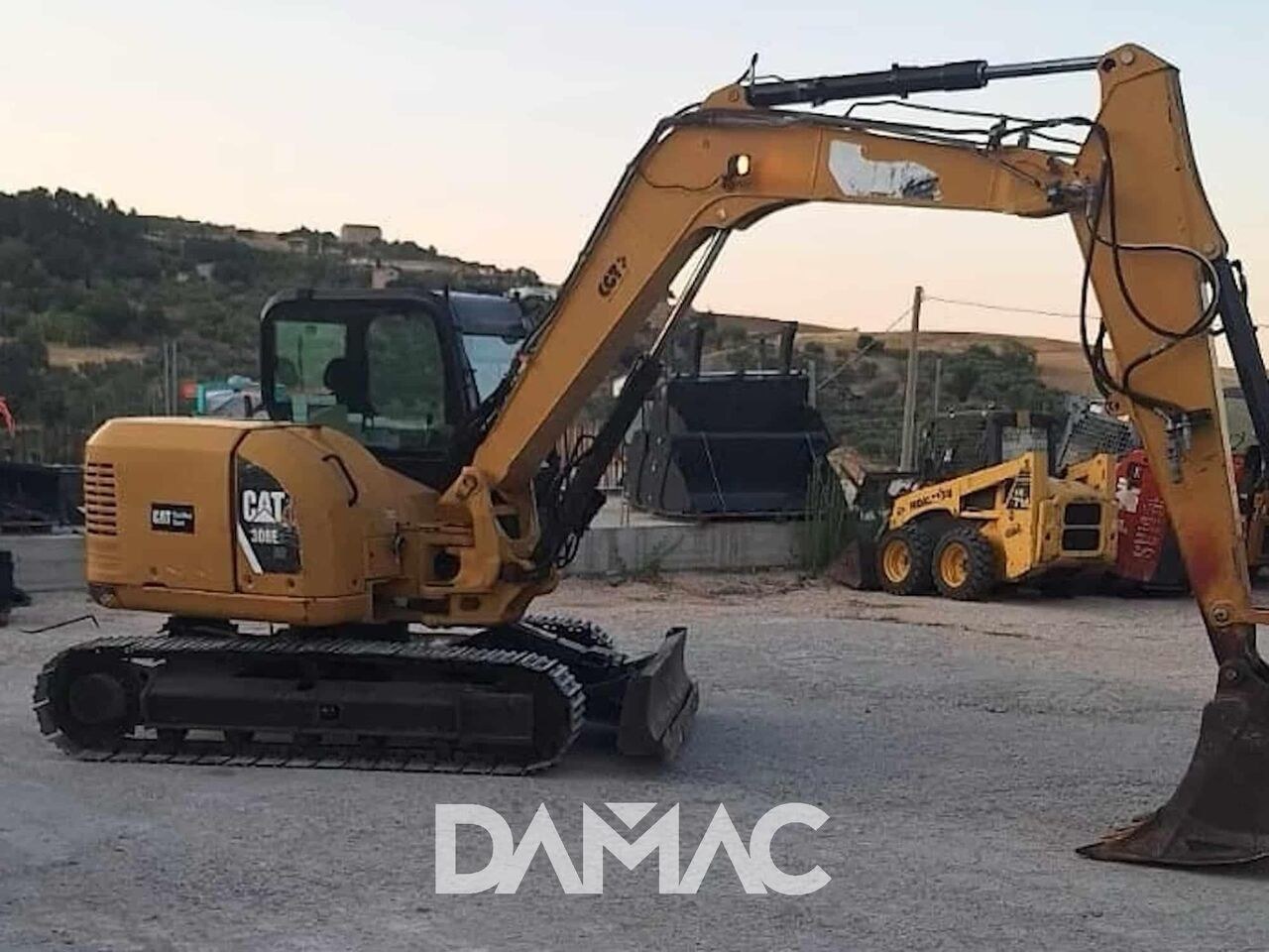 2019 Caterpillar 308E2CR crawler excavator, side profile view 2019 Caterpillar 308E2CR crawler excavator, side profile view