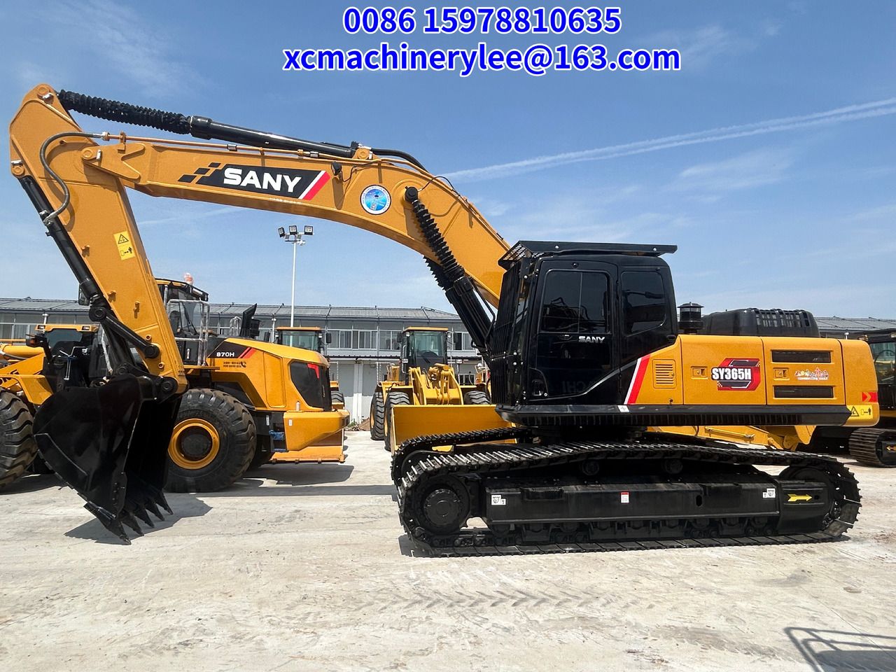 2024 Sany SY365H crawler excavator, side view 2024 Sany SY365H crawler excavator, side view