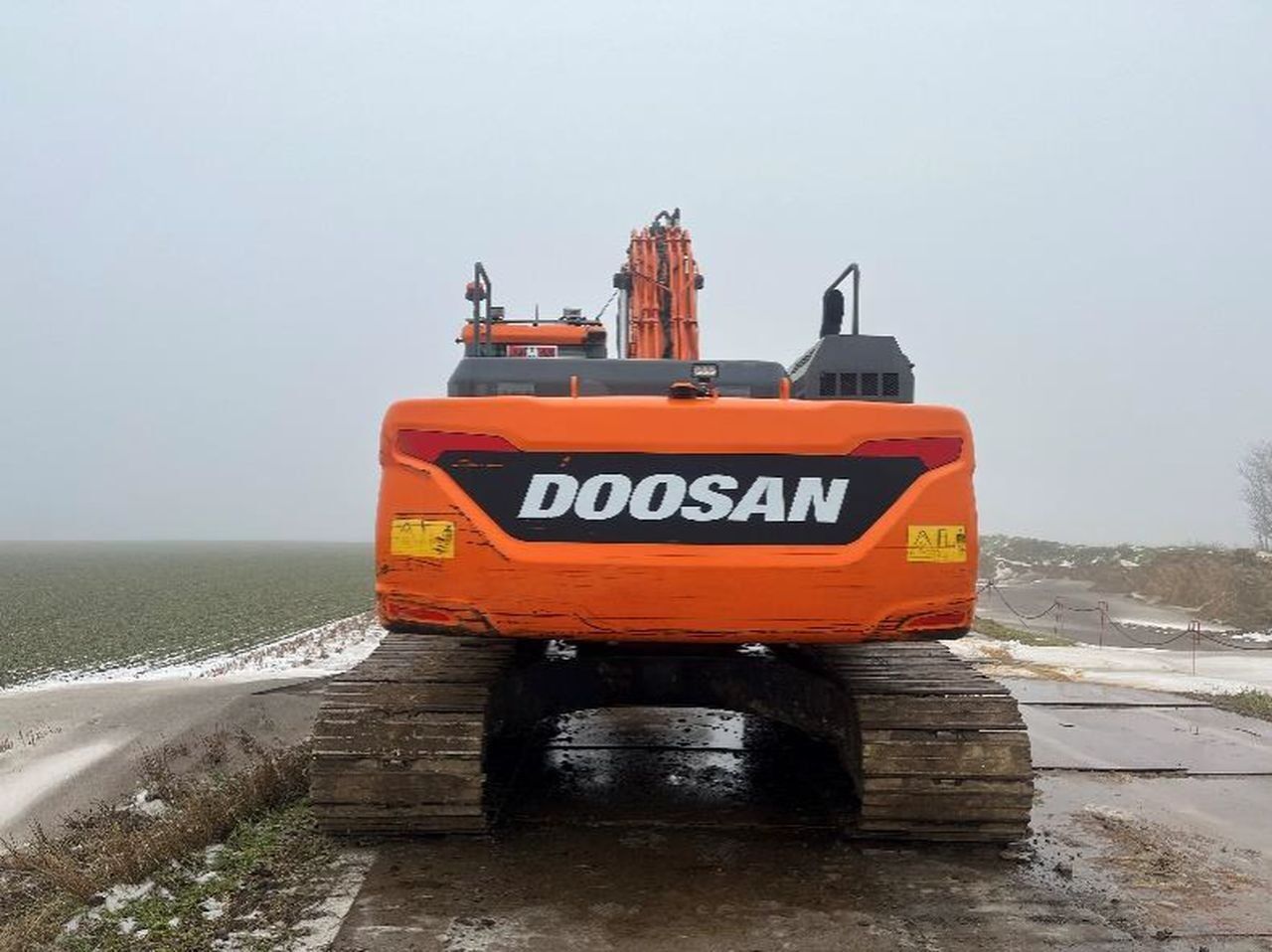 2019 Doosan DX255LC-5 crawler excavator, rear view