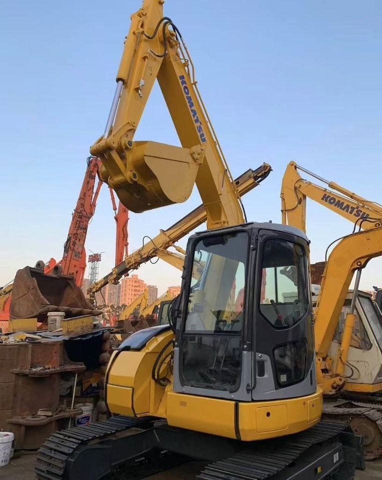 2025 Komatsu PC78 mini excavator, front three-quarter view 2025 Komatsu PC78 mini excavator, front three-quarter view