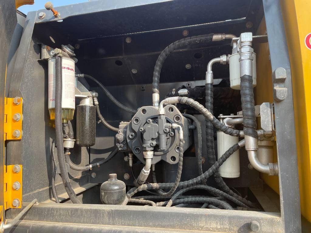 2025 Volvo EC210 crawler excavator engine compartment view