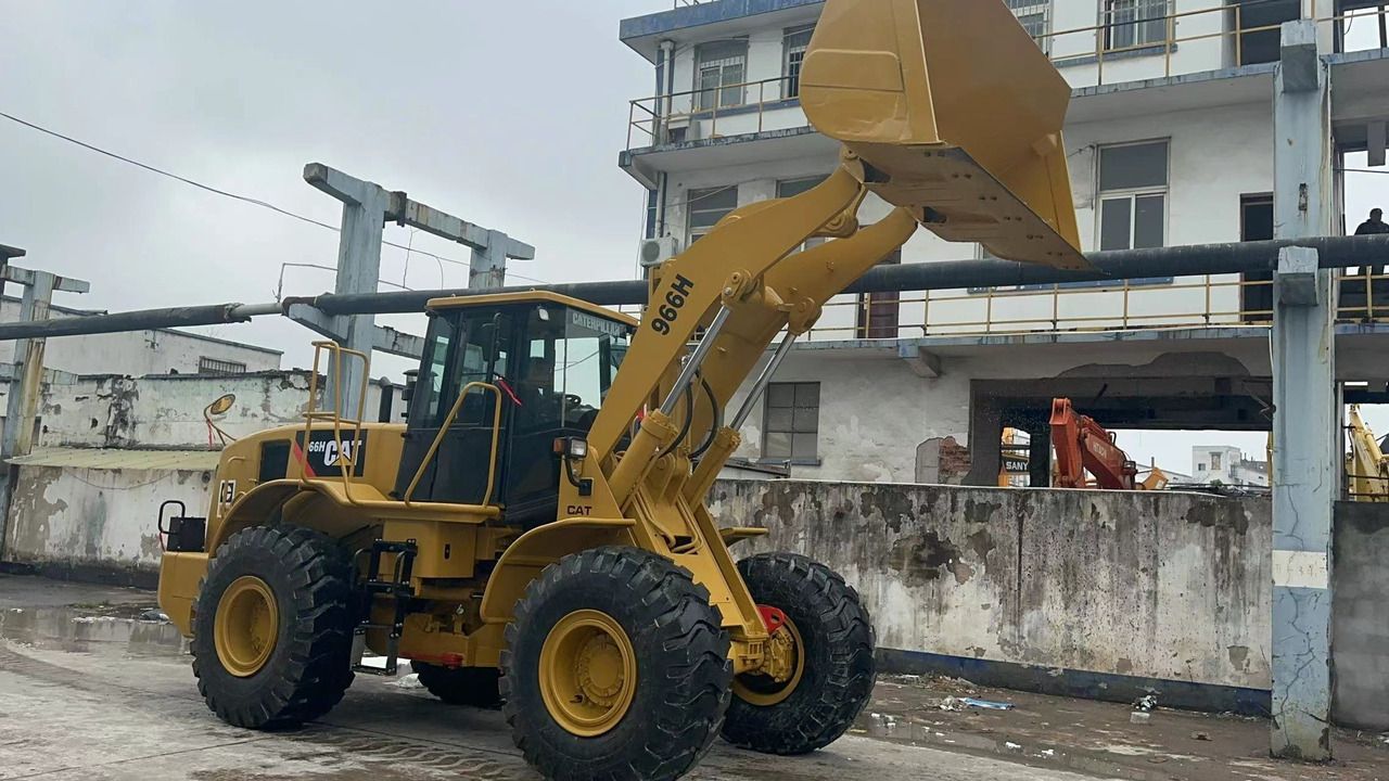 2020 Caterpillar 966H wheel loader, side profile view 2020 Caterpillar 966H wheel loader, side profile view