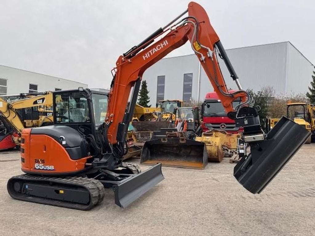 2024 Hitachi Zaxis 65USB mini excavator, side view